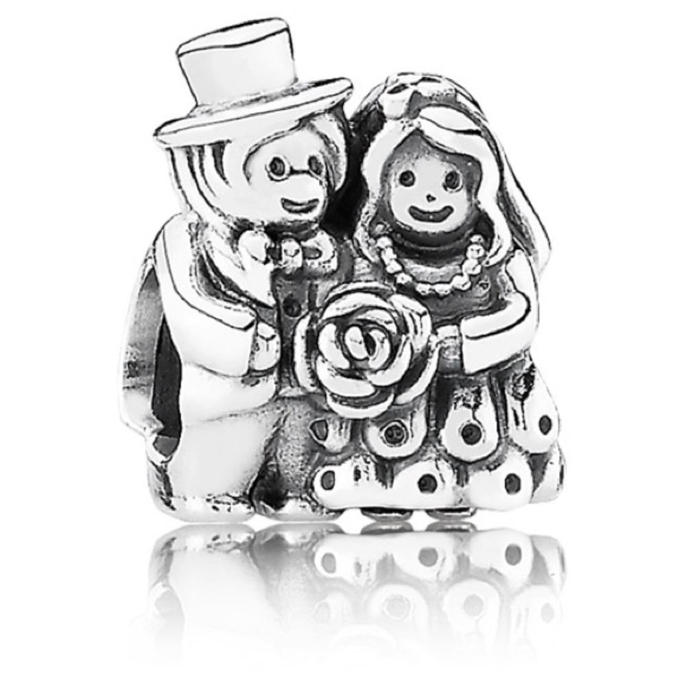 Authentic Pandora Mr. and Mrs. Wedding Married Couple Charm